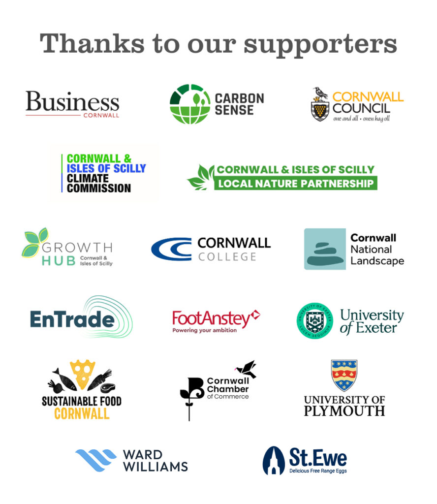 Cornwall Sustainability Awards sponsors 2025