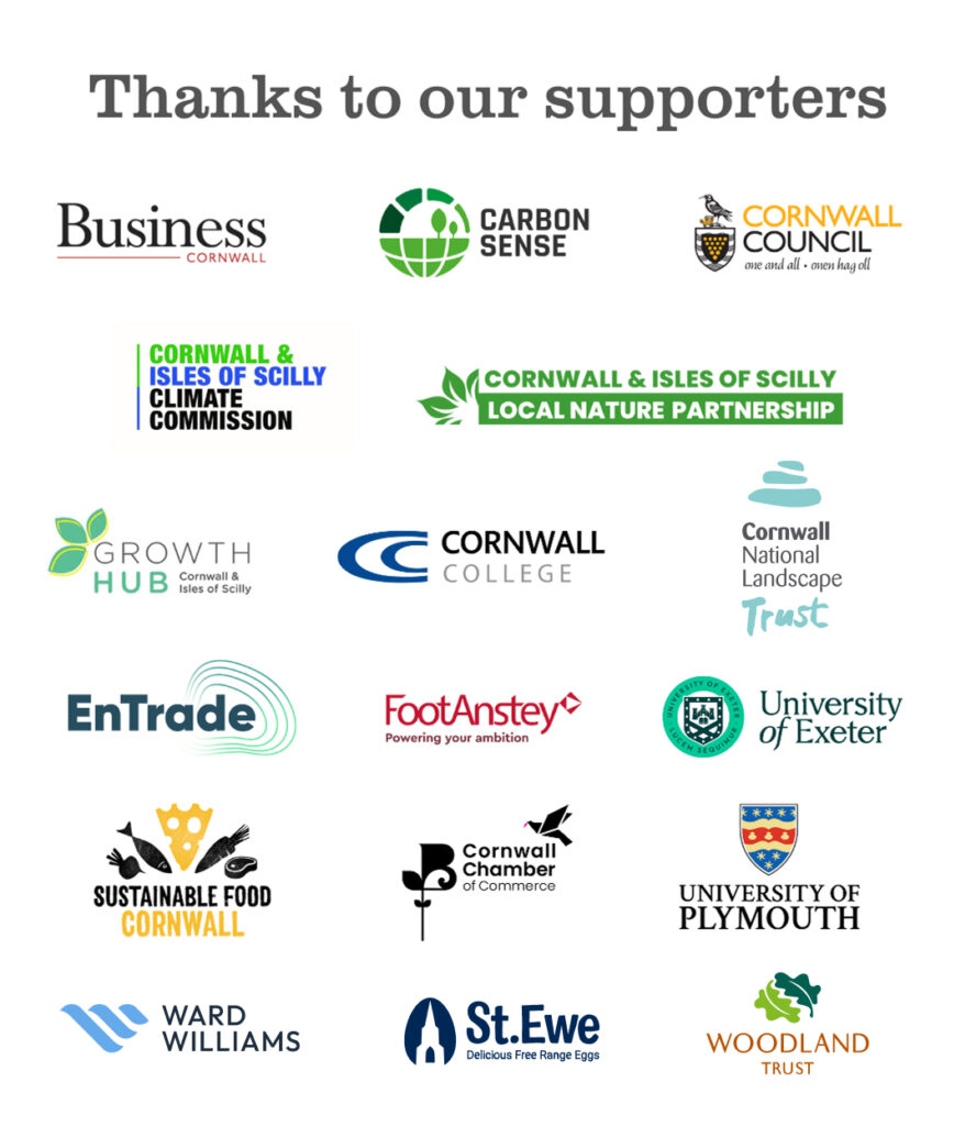 Cornwall Sustainability Awards sponsors 2025