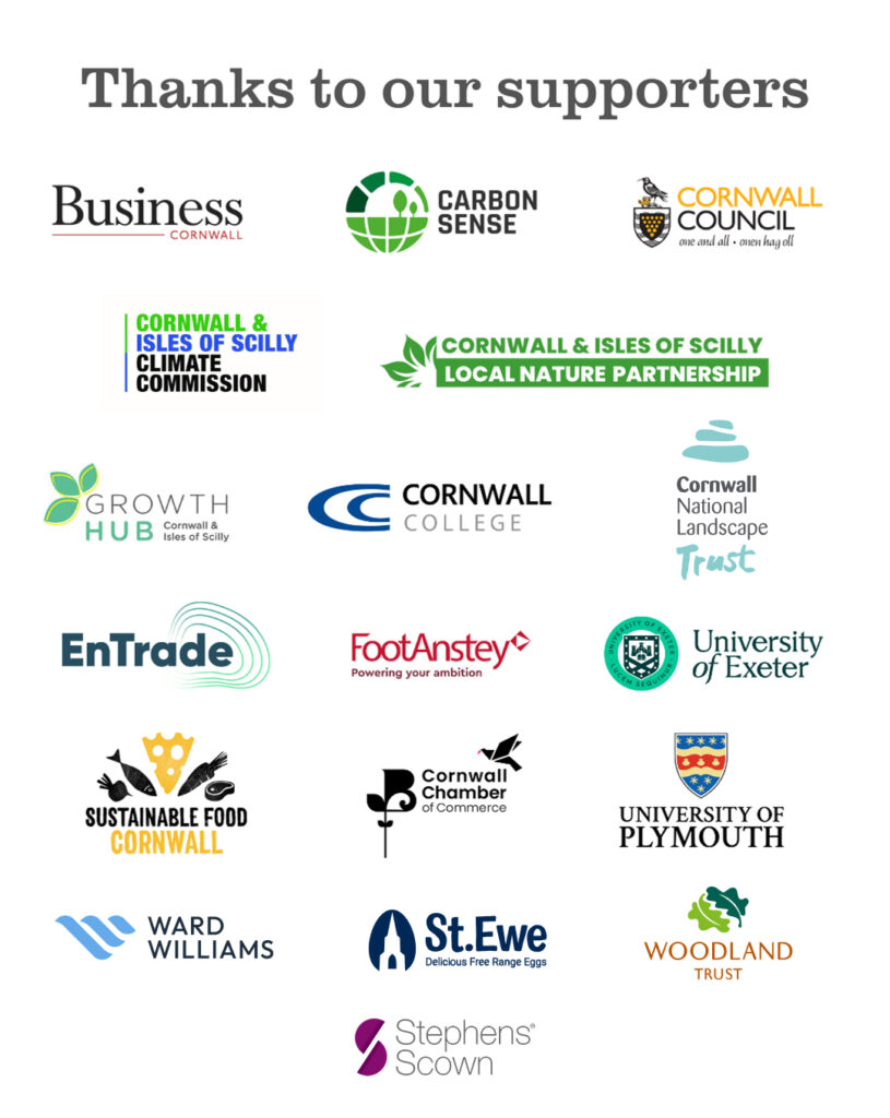 Cornwall Sustainability Awards sponsors 2026